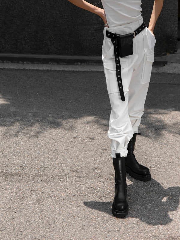 POCKET DETAIL CARGO PANTS