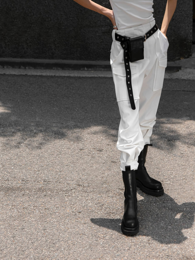 POCKET DETAIL CARGO PANTS