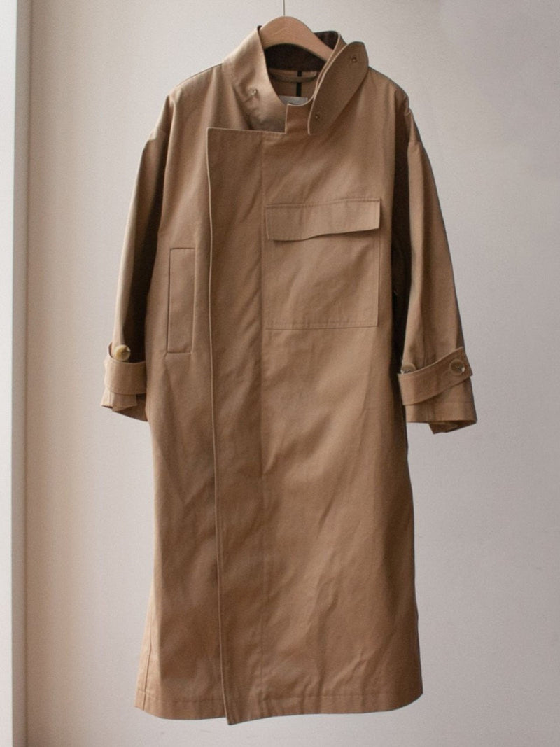 POCKET OVERSIZED TRENCH COAT