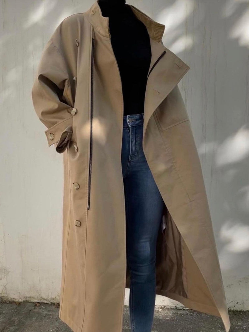 POCKET OVERSIZED TRENCH COAT