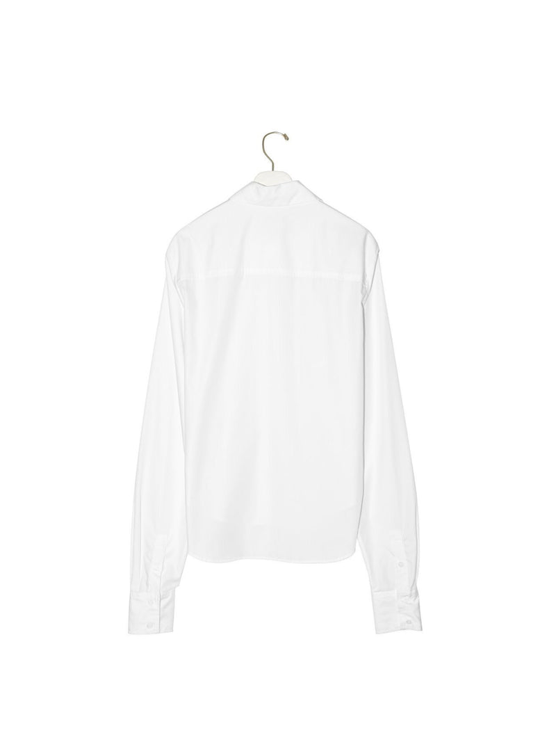POINT COLLAR LONG SLEEVE BUTTON DOWN SHIRT