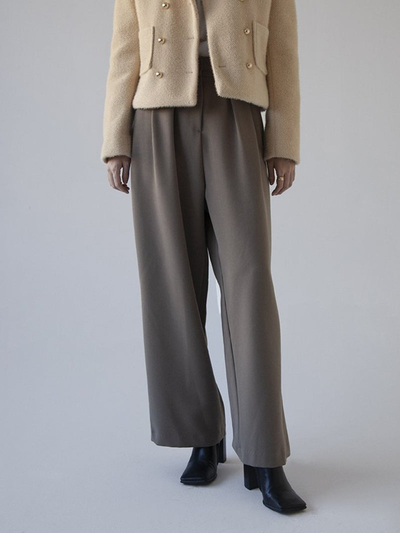 POSH TUCK PANTS