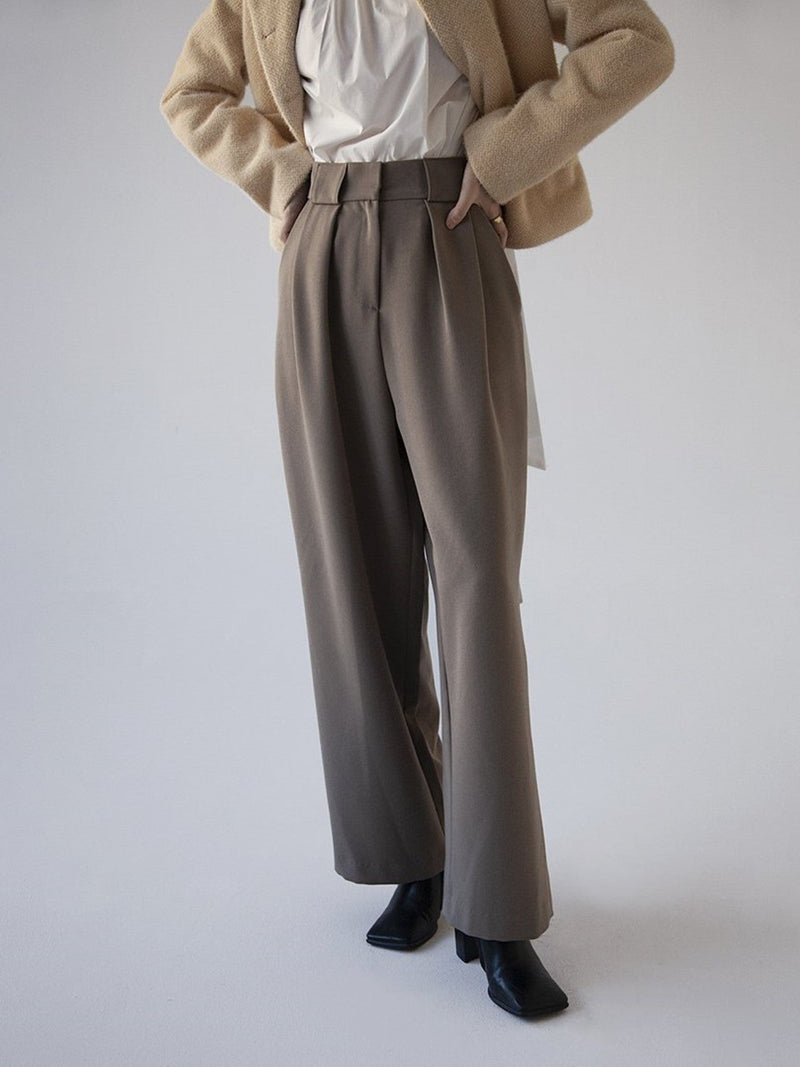 POSH TUCK PANTS