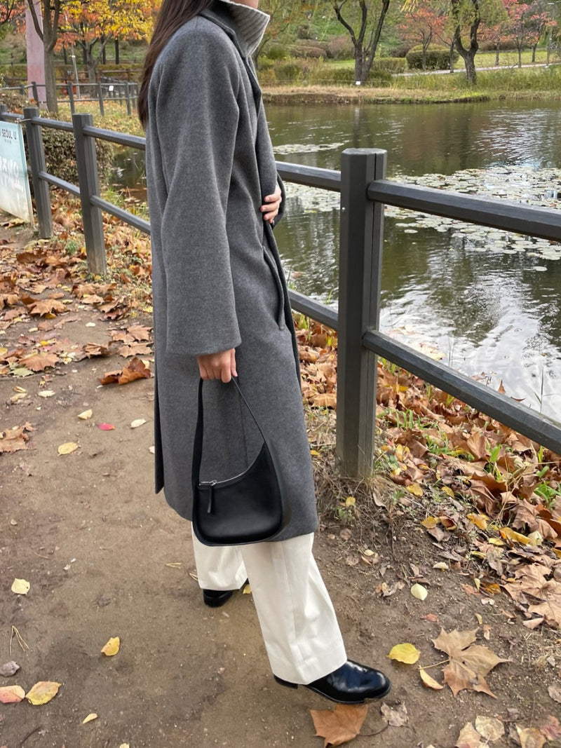 PREMIUM WOOL 3 BUTTON OVERSIZED COAT