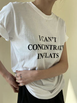 PRINTED IN FLATS COTTON T-SHIRT