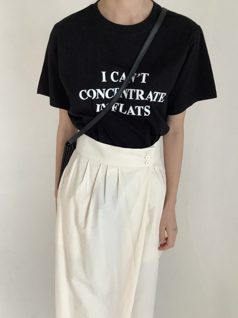 PRINTED IN FLATS COTTON T-SHIRT