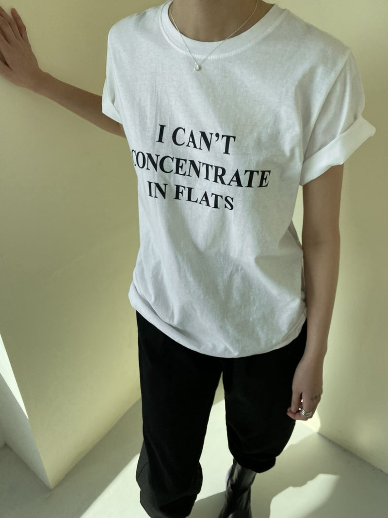 PRINTED IN FLATS COTTON T-SHIRT