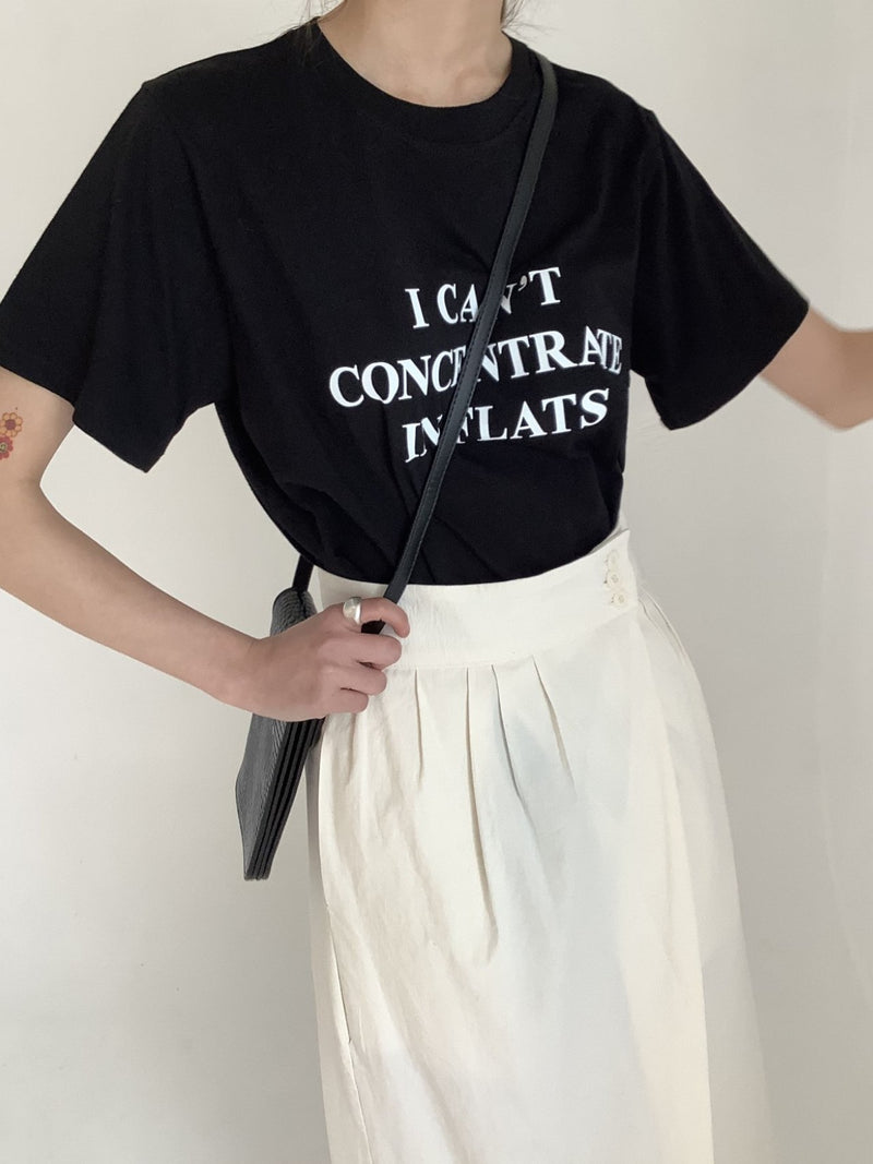 PRINTED IN FLATS COTTON T-SHIRT