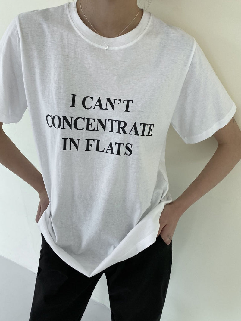 PRINTED IN FLATS COTTON T-SHIRT