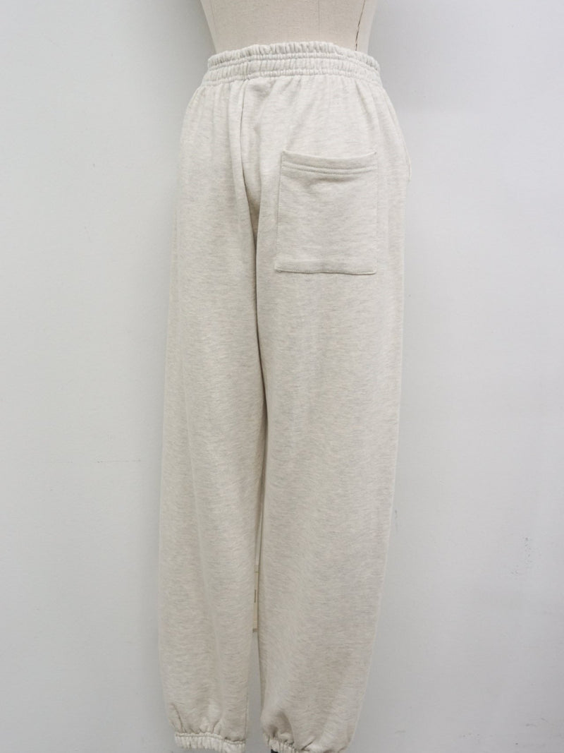 PRINTED WELLNESS COTTON SWEATPANTS