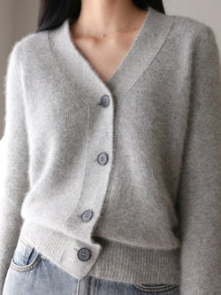 RACOON V NECK CARDIGAN