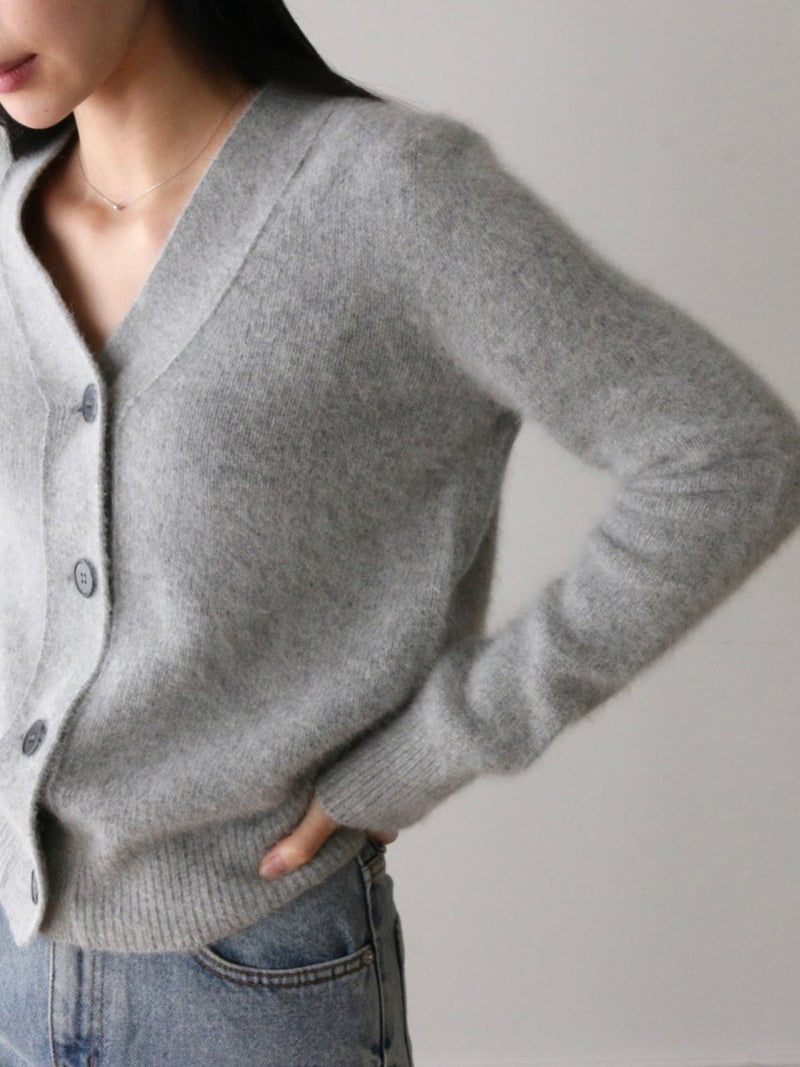 RACOON V NECK CARDIGAN