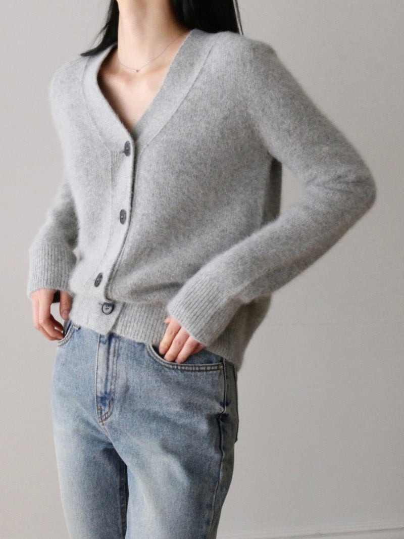 RACOON V NECK CARDIGAN