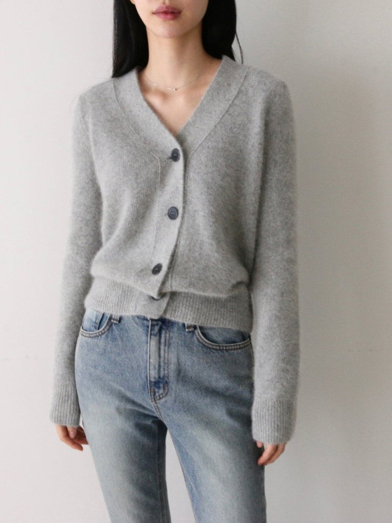 RACOON V NECK CARDIGAN