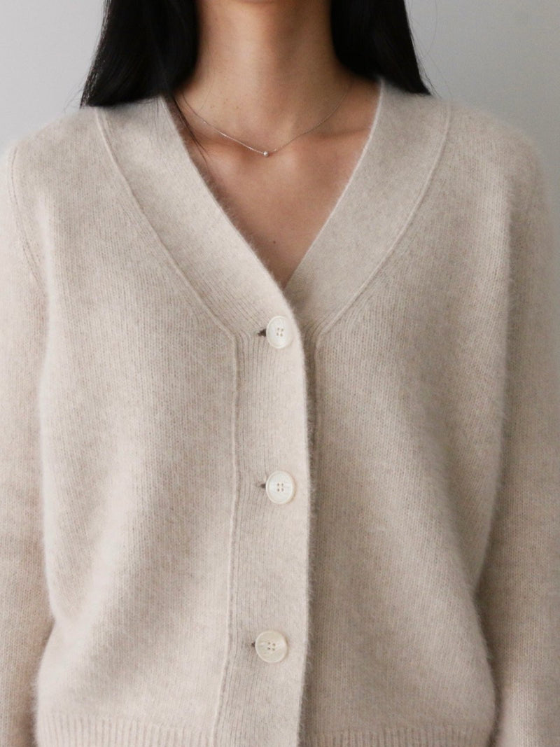 RACOON V NECK CARDIGAN