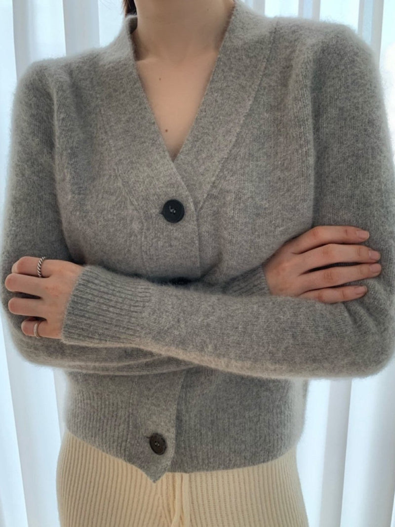 RACOON V NECK CARDIGAN