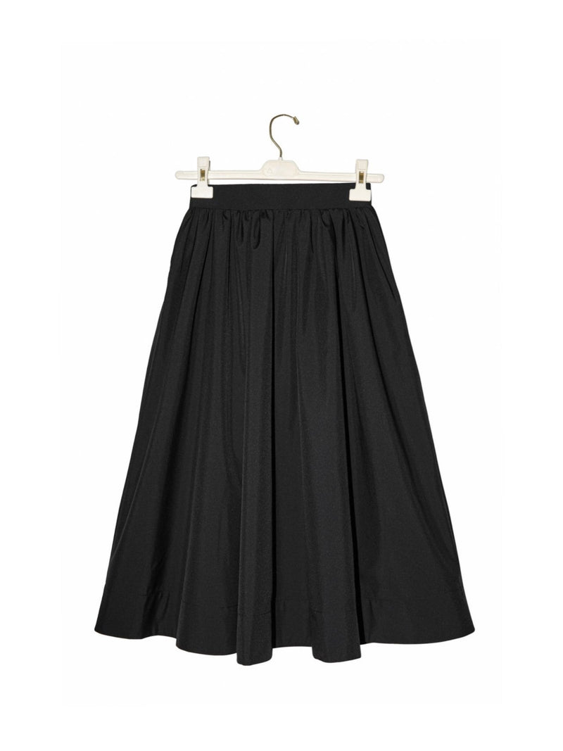 ROMANTIC PLEATED FLARED SKIRT