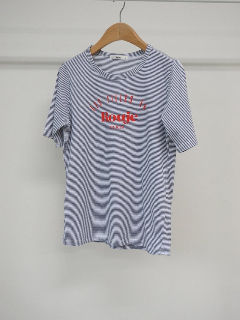 ROUJE PARIS PRINTED COTTON T-SHIRT