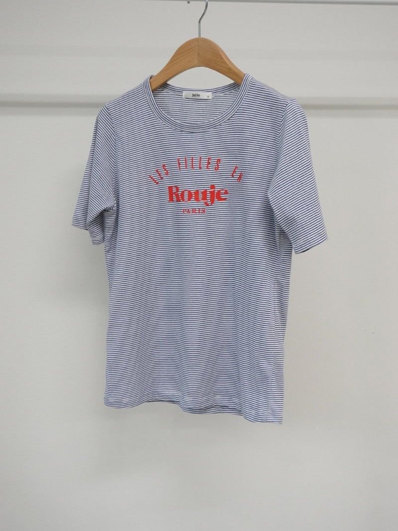 ROUJE PARIS PRINTED COTTON T-SHIRT