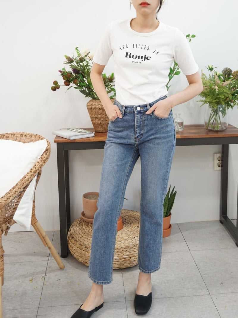 ROUJE PARIS PRINTED COTTON T-SHIRT