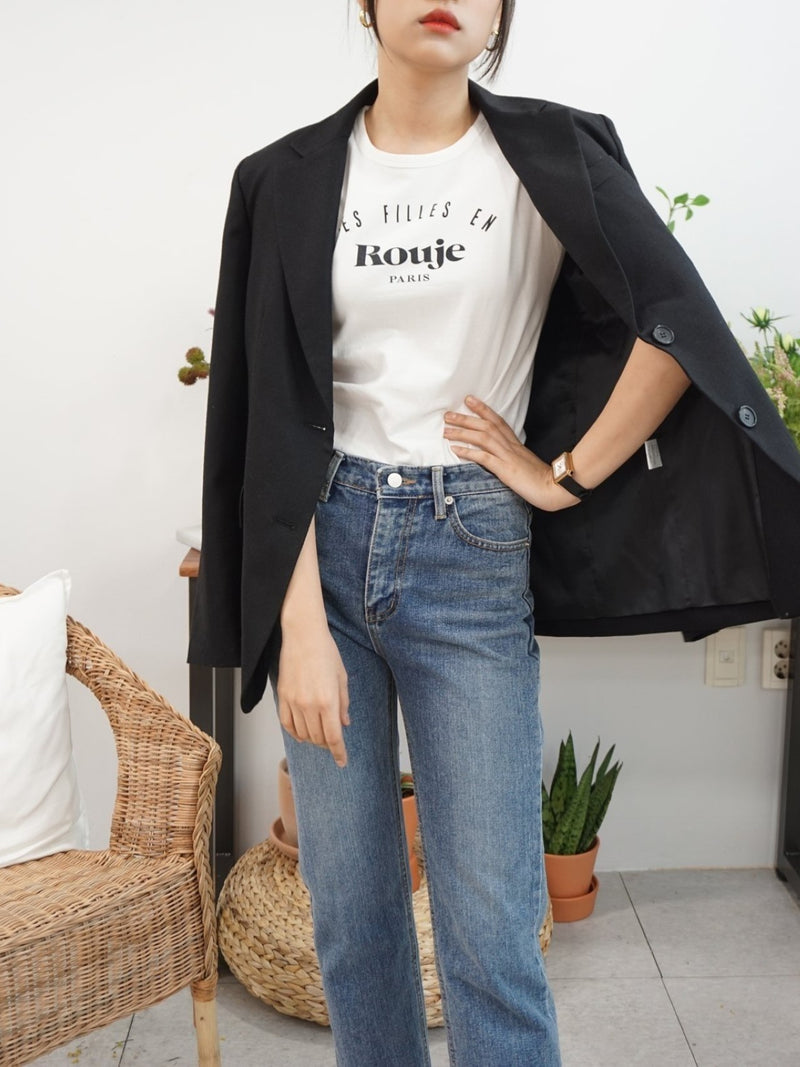 ROUJE PARIS PRINTED COTTON T-SHIRT