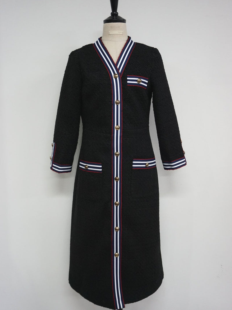 TWEED SAILOR DRESS