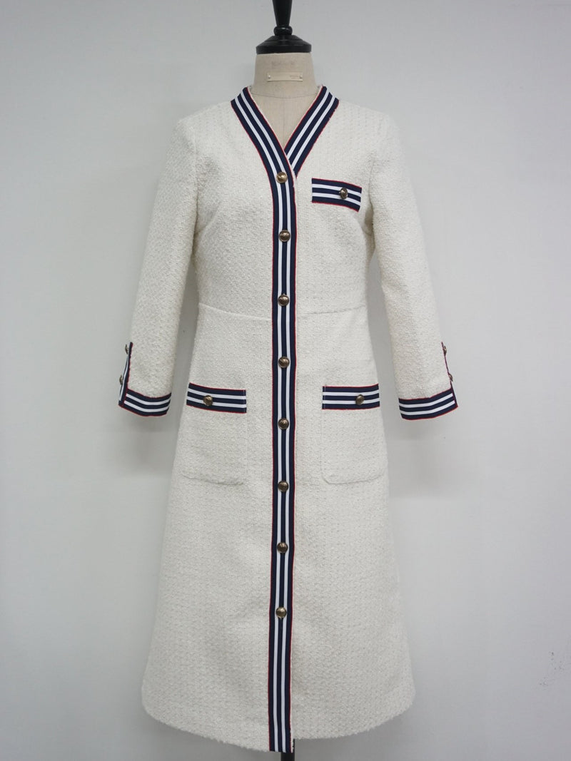TWEED SAILOR DRESS