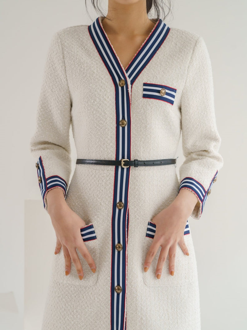 TWEED SAILOR DRESS