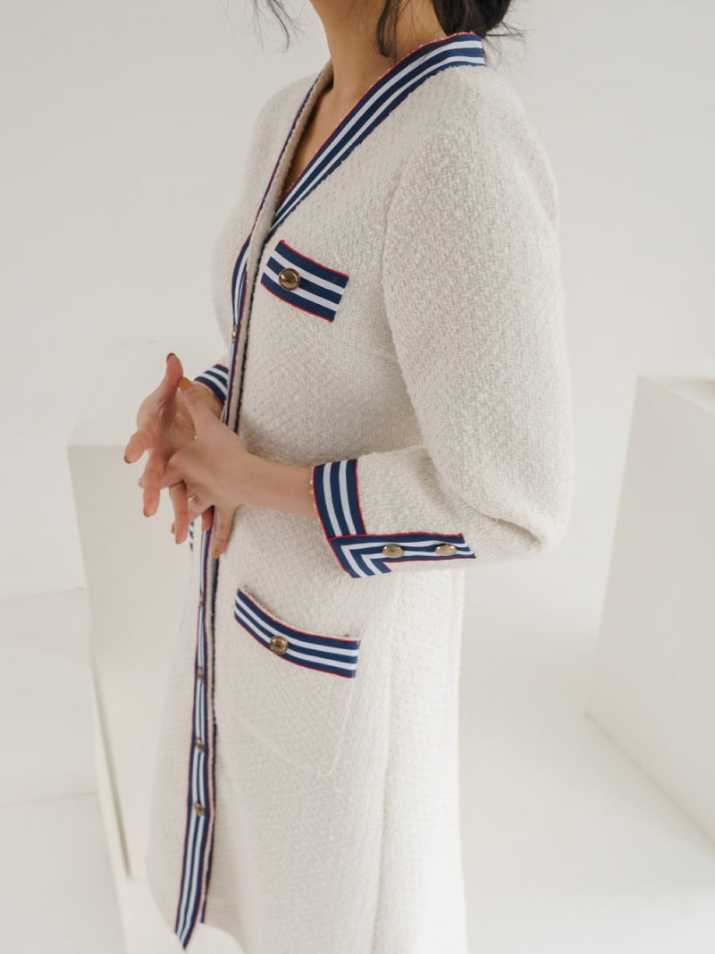 TWEED SAILOR DRESS