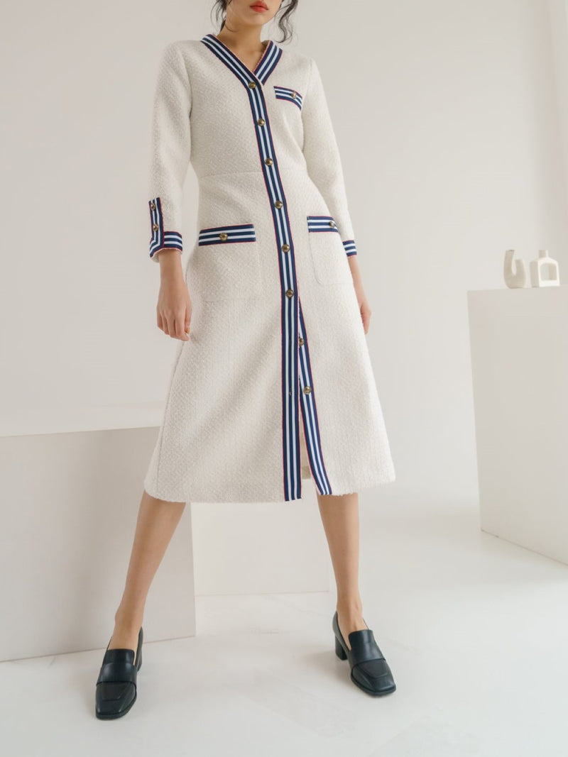 TWEED SAILOR DRESS