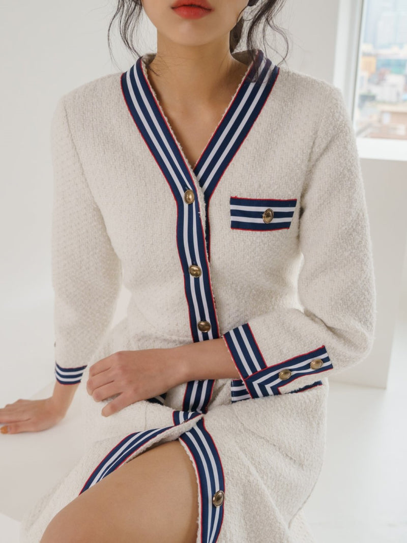 TWEED SAILOR DRESS