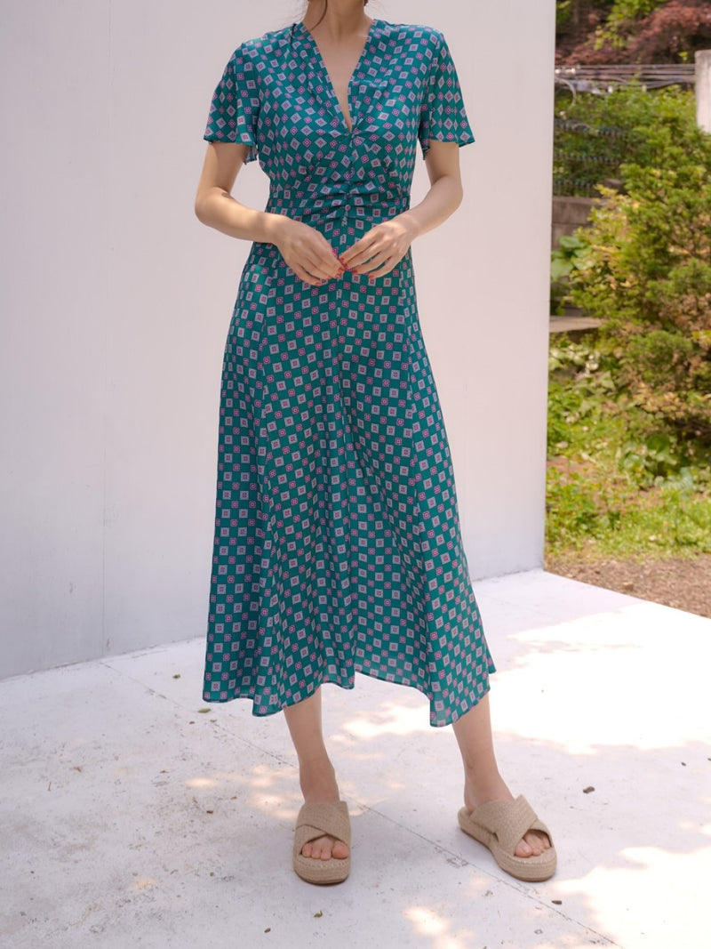 SANDRODANO PATTERNED DRESS