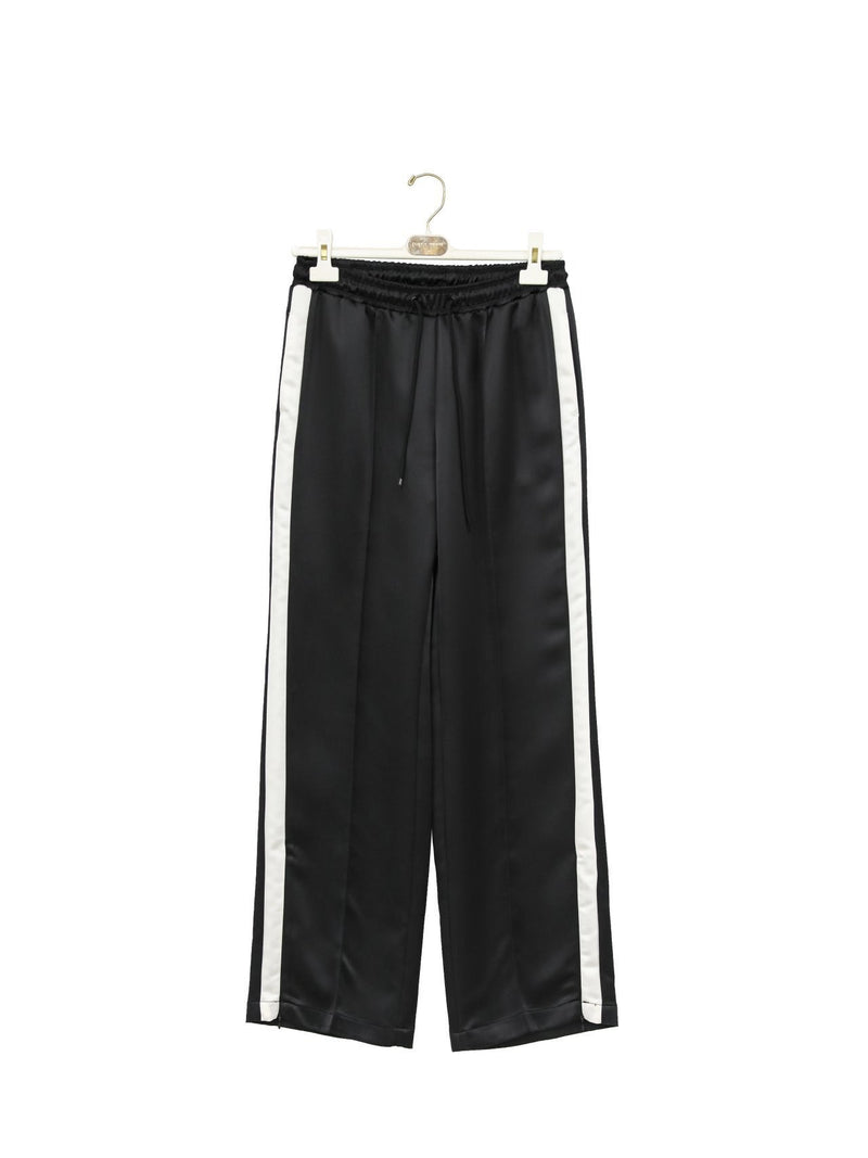 SATIN SIDE STRIPED TRACK TROUSERS