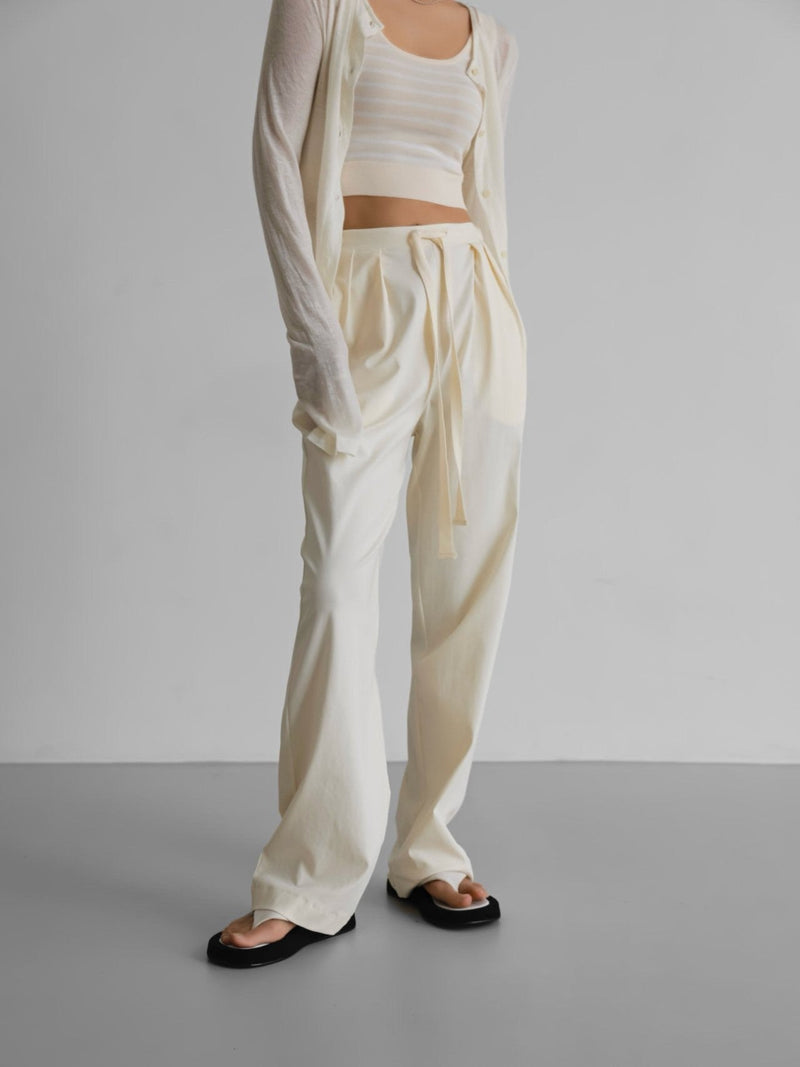 TWO PIN TUCK LOUNGE TROUSERS