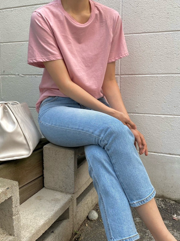 LUXE SILK COTTON T-SHIRT