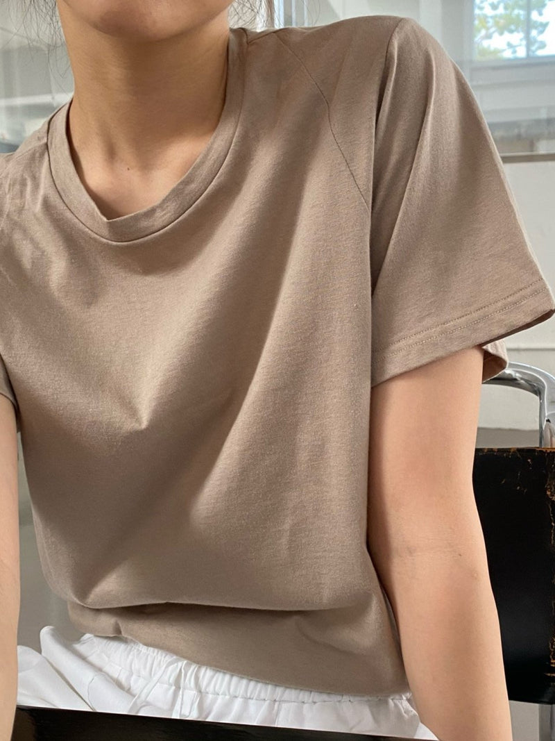 LUXE SILK COTTON T-SHIRT