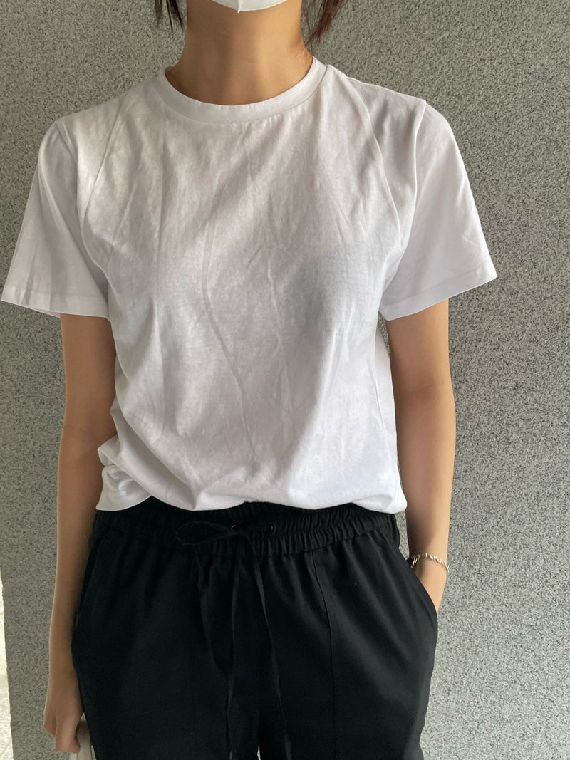 LUXE SILK COTTON T-SHIRT