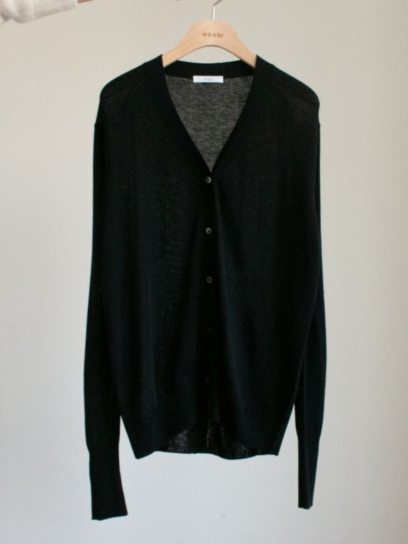 SILKWOOL SLIM V-NECK CARDIGAN