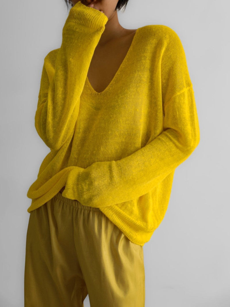 SILKY BANDED WIDE TROUSERS
