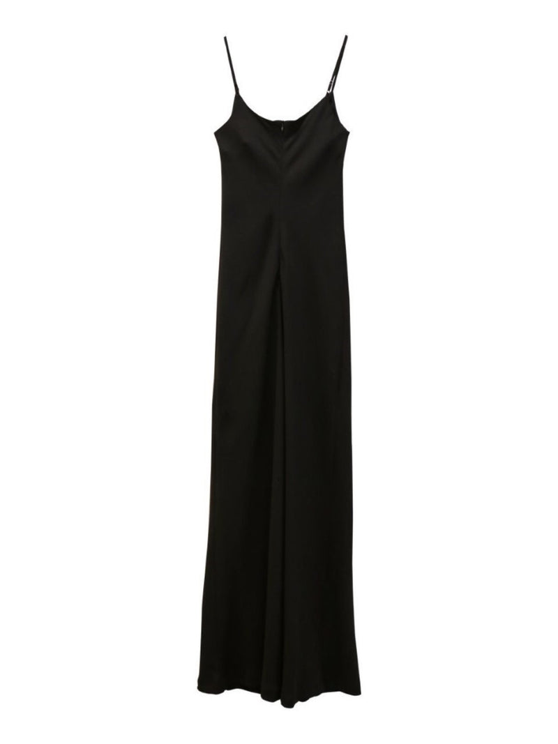 SLEEVELESS CREPE JUMPSUIT