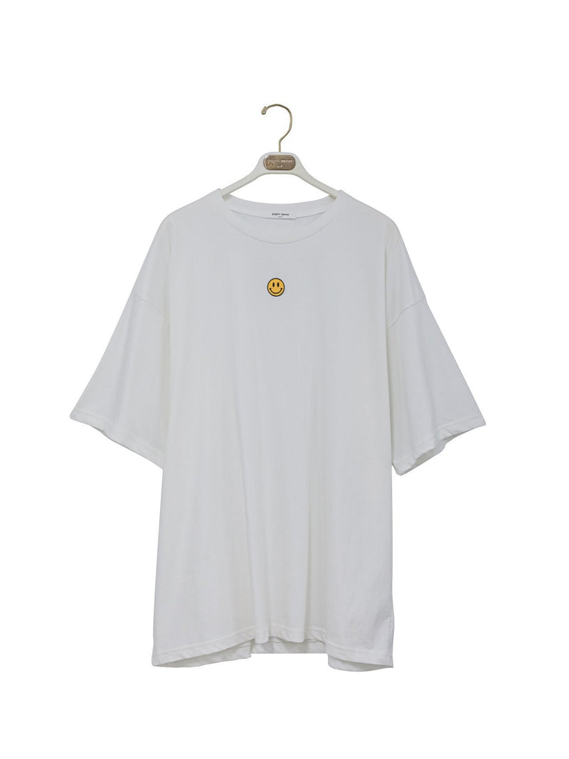 SMILE PATCH OVERSIZED T-SHIRT