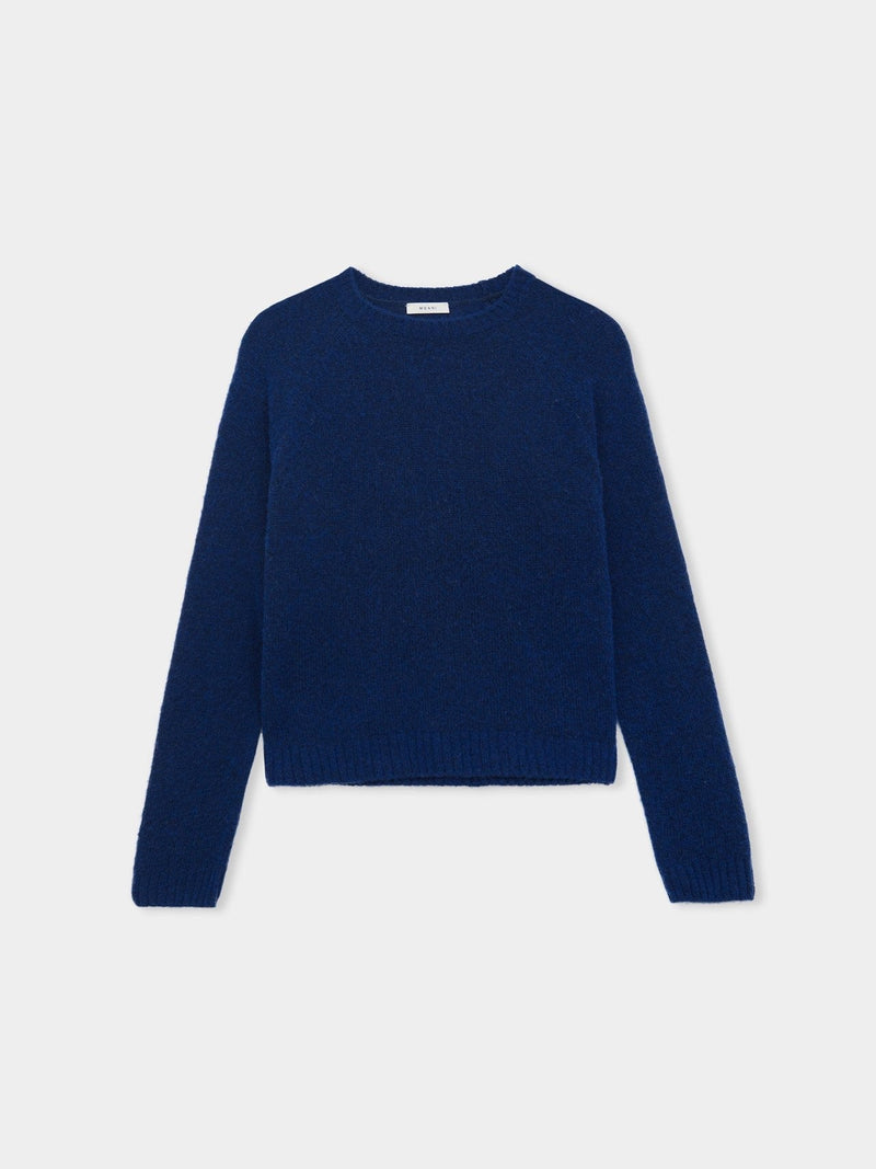 MERINO WOOL O-NECK KNIT