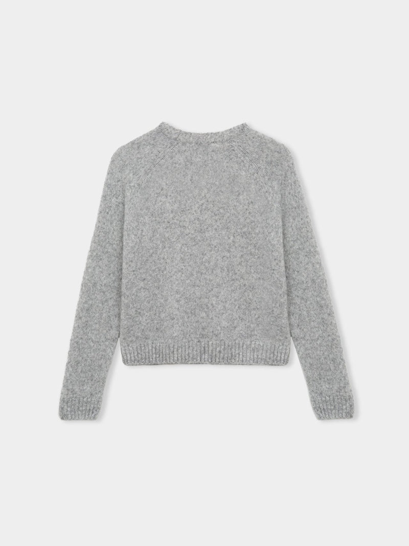 MERINO WOOL O-NECK KNIT