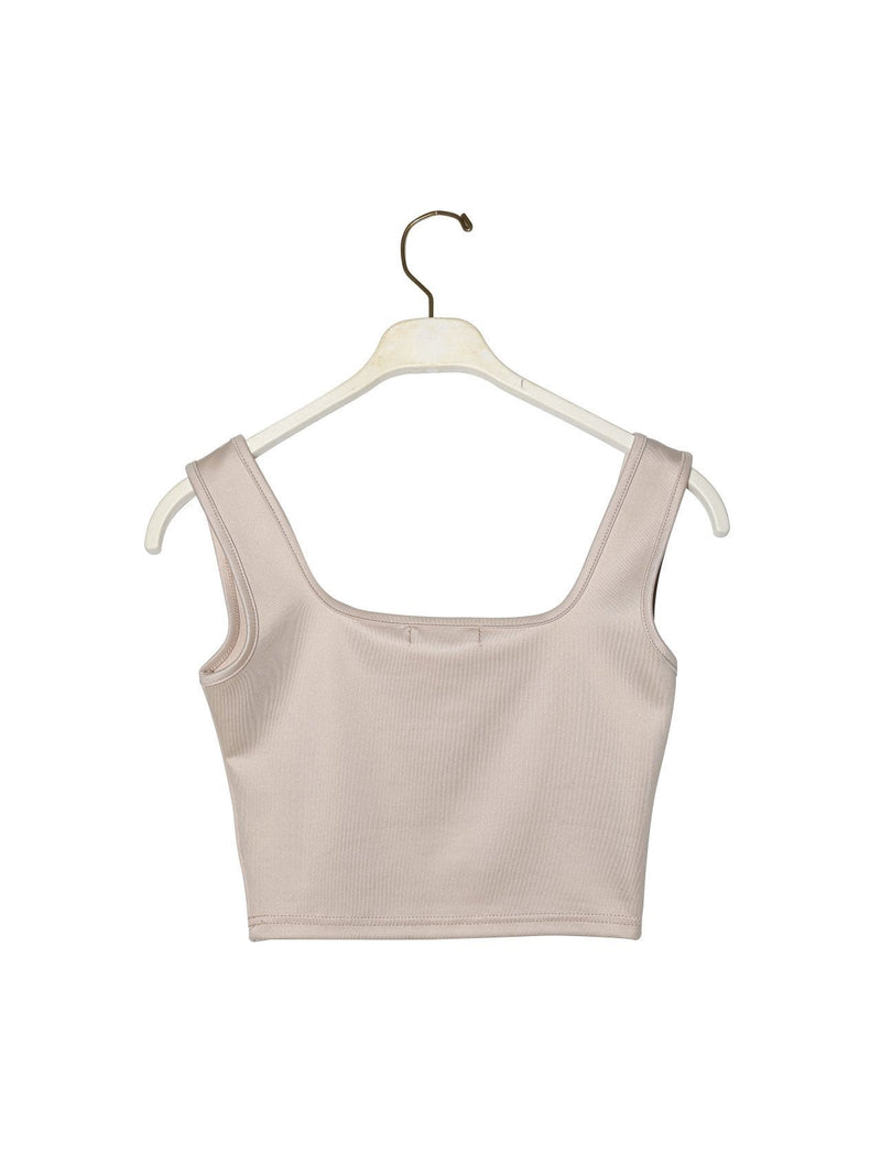 SQUARE NECK CROPPED TANK