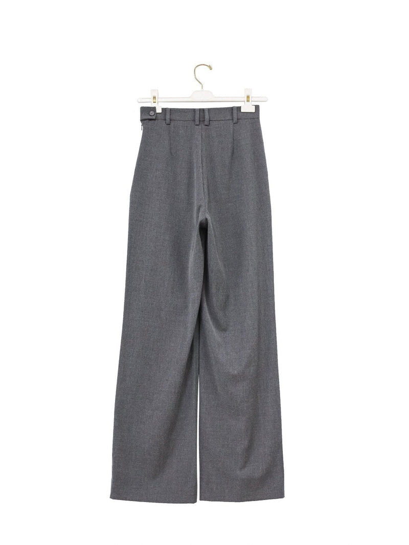 STRAIGHT FIT TAILORED TROUSERS