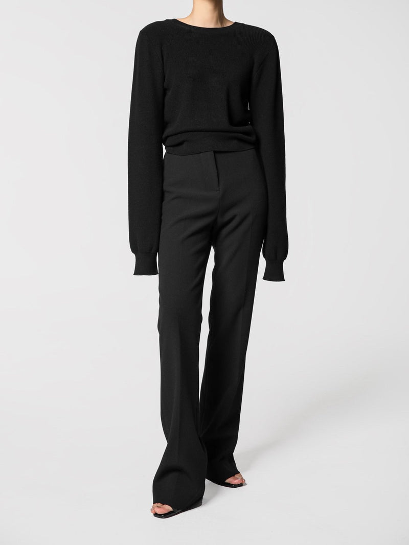 STRAIGHT FIT TUXEDO TROUSERS