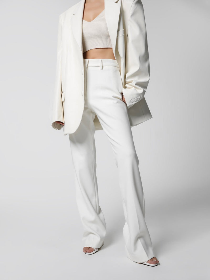 STRAIGHT FIT TUXEDO TROUSERS