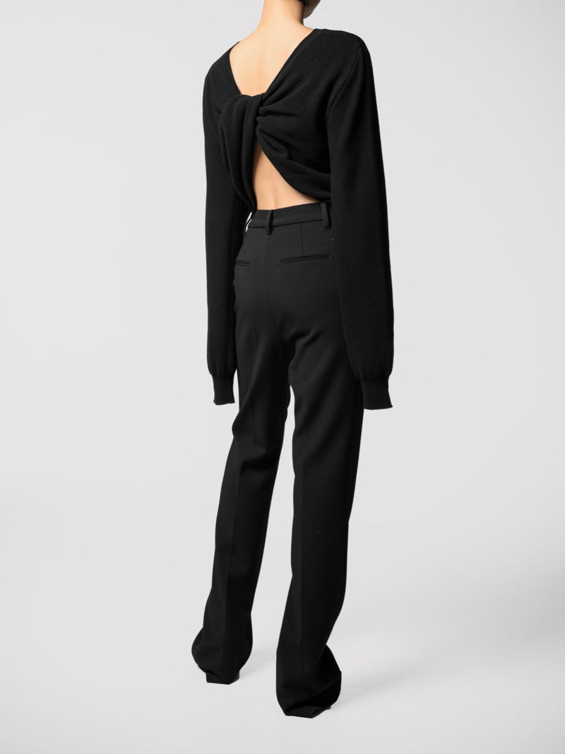 STRAIGHT FIT TUXEDO TROUSERS