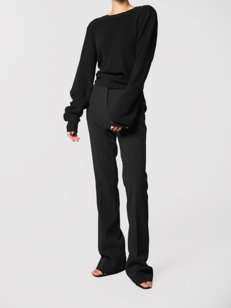 STRAIGHT FIT TUXEDO TROUSERS