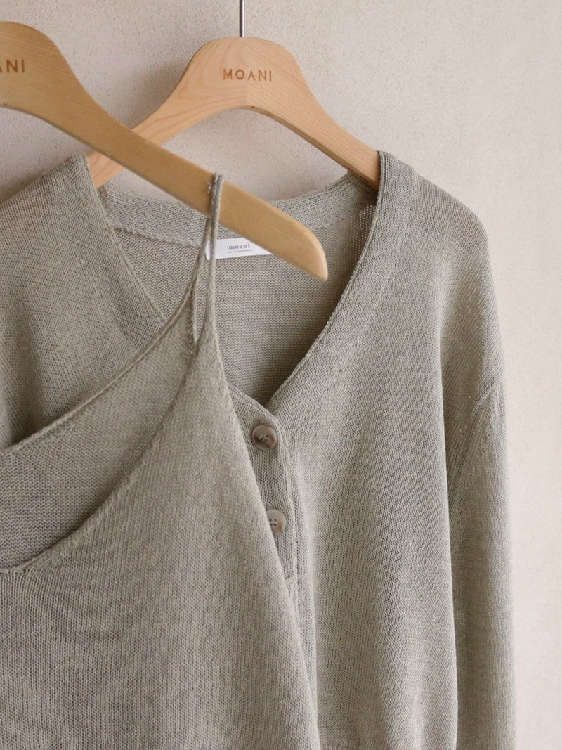 SUMMER HANJI LINEN CARDIGAN